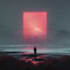 create a dark and aesthetic album cover design