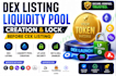 do token listing for market tracking and token discovery, aggregators, dex