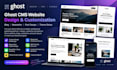 customize ghost cms website ghost blog newsletter writer craft post design setup