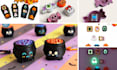 design 3d halloween fidget clicker toys and spooky keychain models
