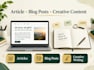 write hindi article and blogs and caption