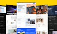 saas web app, figma dashboard ui ux, and landing page