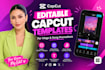do editable custom capcut templates capcut video editing vlogs songs promotions