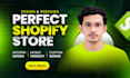 design and develop a professional shopify store website