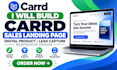 build carrd sales landing page digital product lead capture responsive