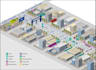 design hotel map, campus map, hospital map, office navigation, wayfinding map