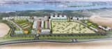 create large scale residential masterplan housing villa aerial site plan render