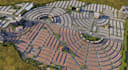 render society masterplan, housing plot layout, mixed use site subdivision plan