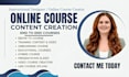 do course development, onboarding training video editing, kajabi course creation