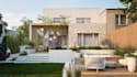 modify building elevation, house facade redesign, outdoor living space render