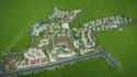 create urban masterplan, siteplan and render 3d aerial render
