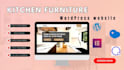 design a modern kitchen furniture wordpress website
