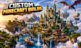 create custom minecraft maps, villages, hub,  kingdoms and fantasy worlds