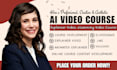 create online course video course elearning video synthesia heygen fliki ai