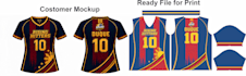 create sublimation jersey design and print ready file