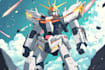 make gundam character illustration