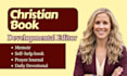 developmental edit, devotional, memoir, prayer journal as a christian editor