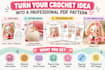 create custom crochet patterns with PDF instructions