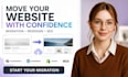 migration squarespace website, migration to wordpress shopify wix and fix errors