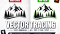 vectorize image, vector tracing, vector logo, image to vector, adobe illustrator