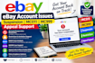 esolve ebay account issues, restrictions
