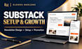 do substack setup, newsletter design and substack promotion