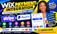 wix payment integration stripe paypal integration checkout fix credit debit card