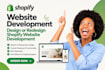 do shopify website design or redesign and create shopify cro ecommerce store