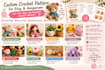 create custom crochet pattern PDF for etsy and amigurumi