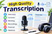 transcript your interviews broadcasts and meetings