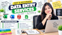 data cleaning and data entry