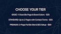 design a premium bio link website