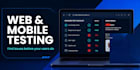 do website testing, mobile app testing, usability testing, and bug QA