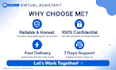 be your professional virtual assistant for admin support