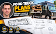 design food truck plans, kitchen layout and permit drawings