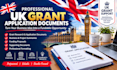 prepare your UK grant application documents