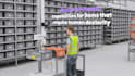 create 3d industrial animation warehouse automation robotics picking logistics
