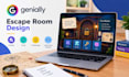 create a genially interactive escape room, mystery game and puzzles
