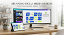 design  professional social media posts and canva templetes