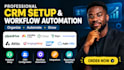 setup pipedrive monday CRM close bigin activecampaign attio engagebay sap agiled