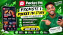 do pocket fm promotion increase listeners more engage with daily active users