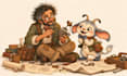 draw custom character design and character illustration