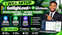 setup gohighlevel quickbooks invoice creation payment tracking client billing