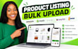 do amazon shopify faire wayfair newegg product listing bulk upload