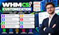 customize whmcs domain registry system whm plugin PHP sql operations automation