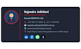 design a responsive clickable HTML email signature