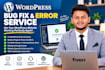 fix wordpress bugs and errors instantly