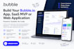 build bubble io app, bubble saas mvp, bubble web app and no code application