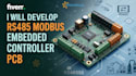 develop rs485 modbus embedded controller pcb