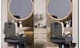 design modern salon and spa interior with 3d rendering